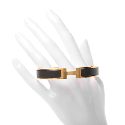 Hermes Matte Enamel Narrow Clic Clac HH Bracelet GM Etain 2 of 4