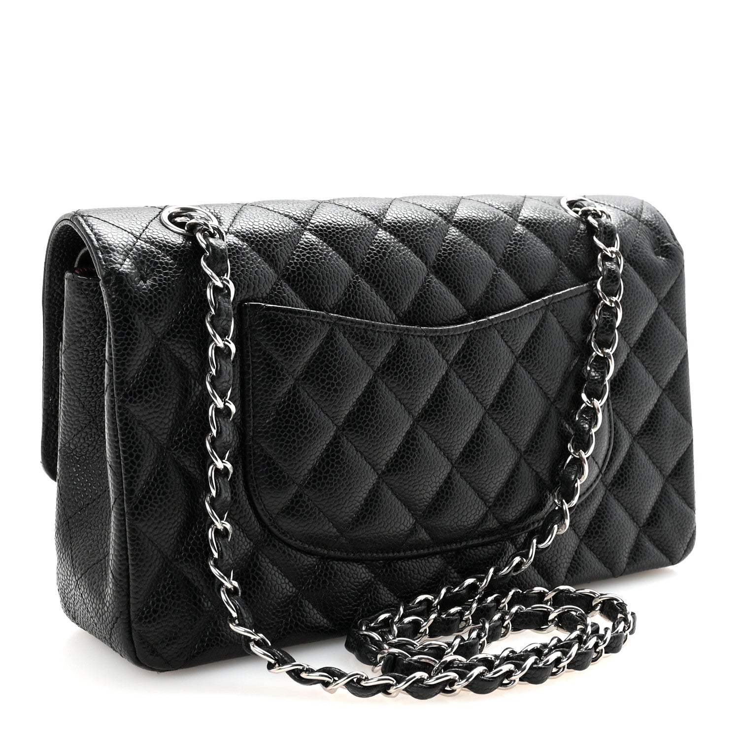 Chanel Caviar Quilted Medium Double Flap Black 3 of 11