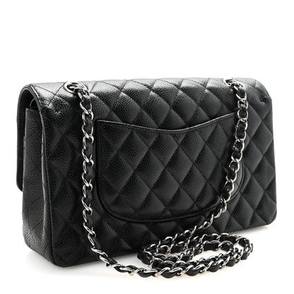 Chanel Caviar Quilted Medium Double Flap Black 3 of 11