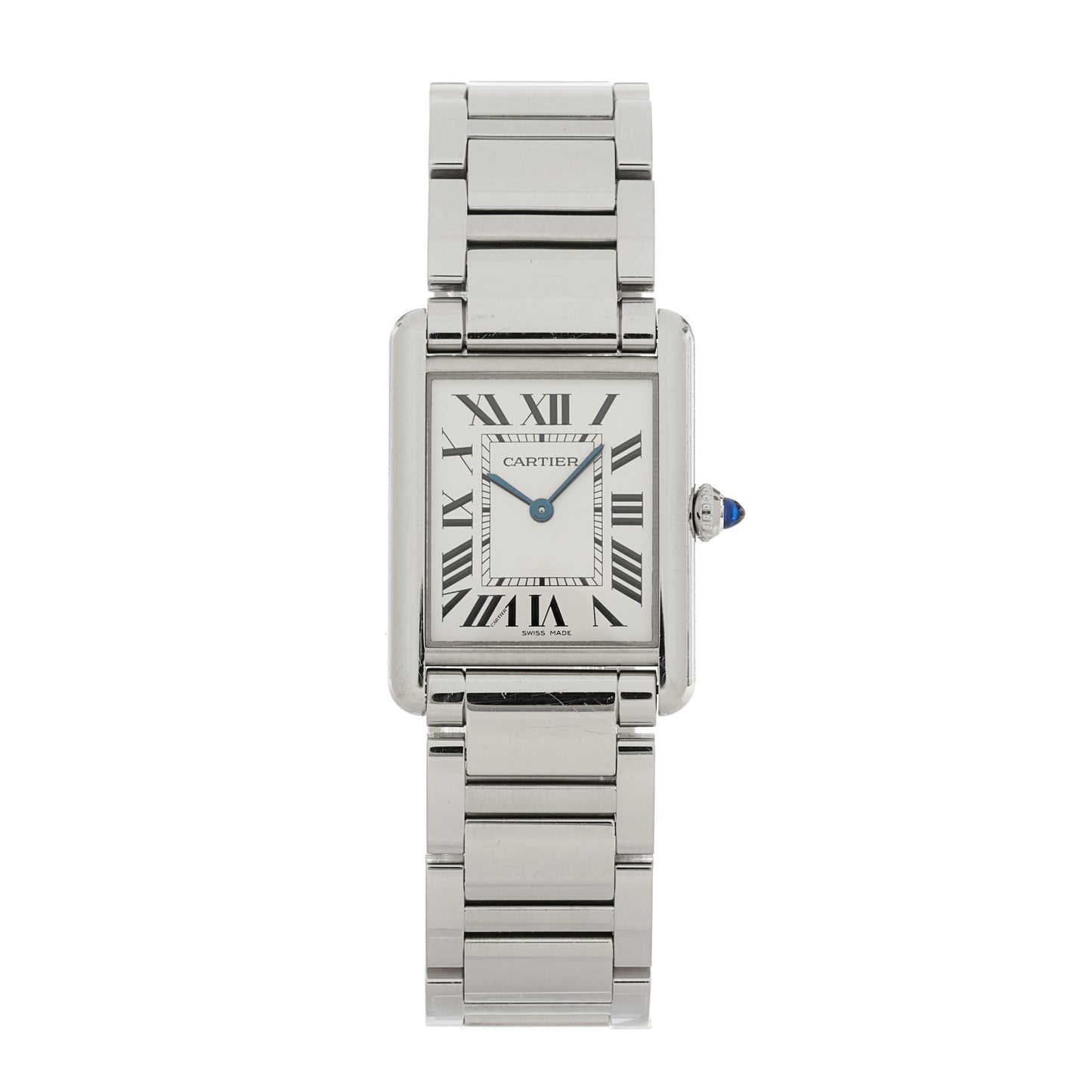 Stainless Steel 25mm Must de Cartier Tank Quartz Watch