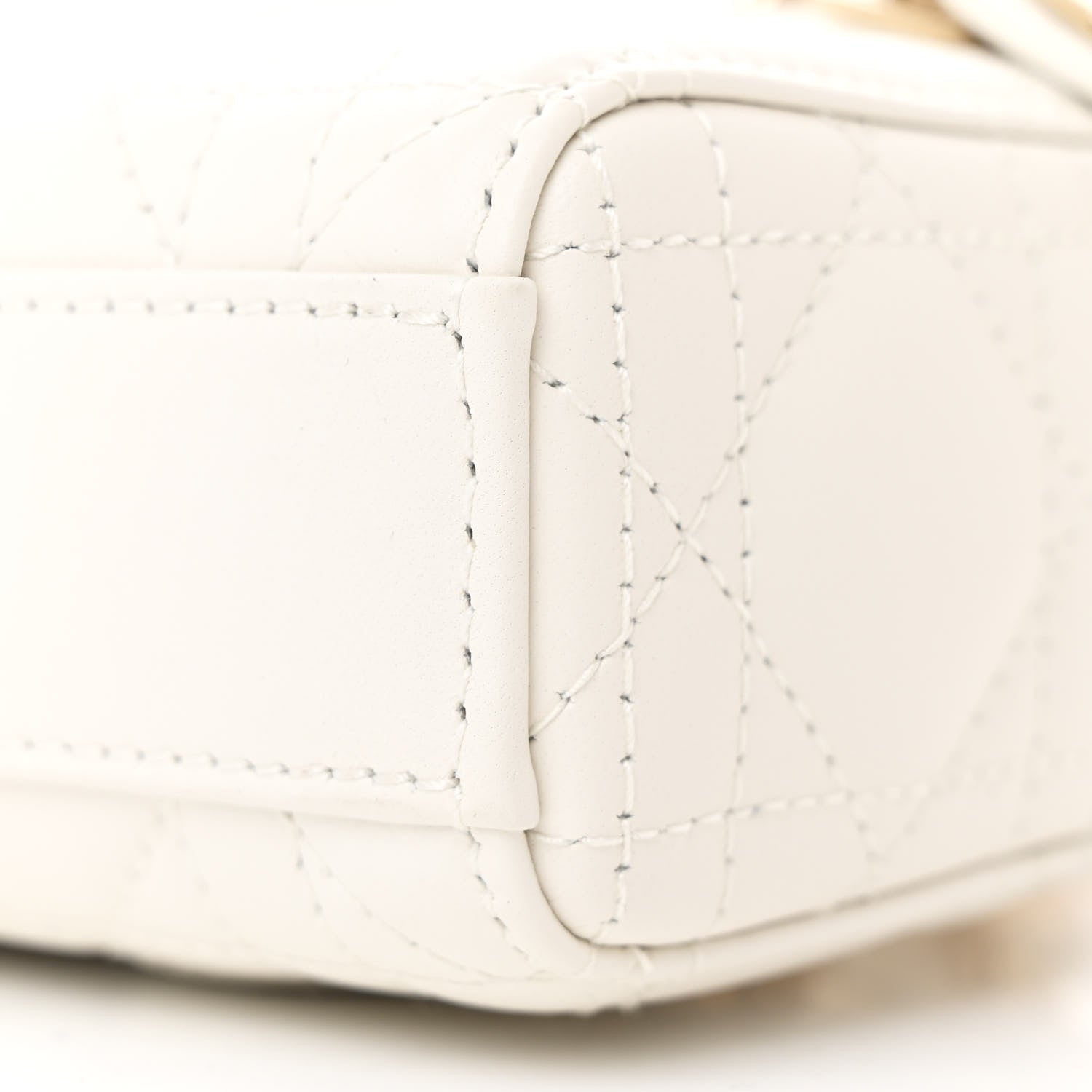 Christian Dior Lambskin Cannage Micro Lady D-Joy Latte 10 of 11