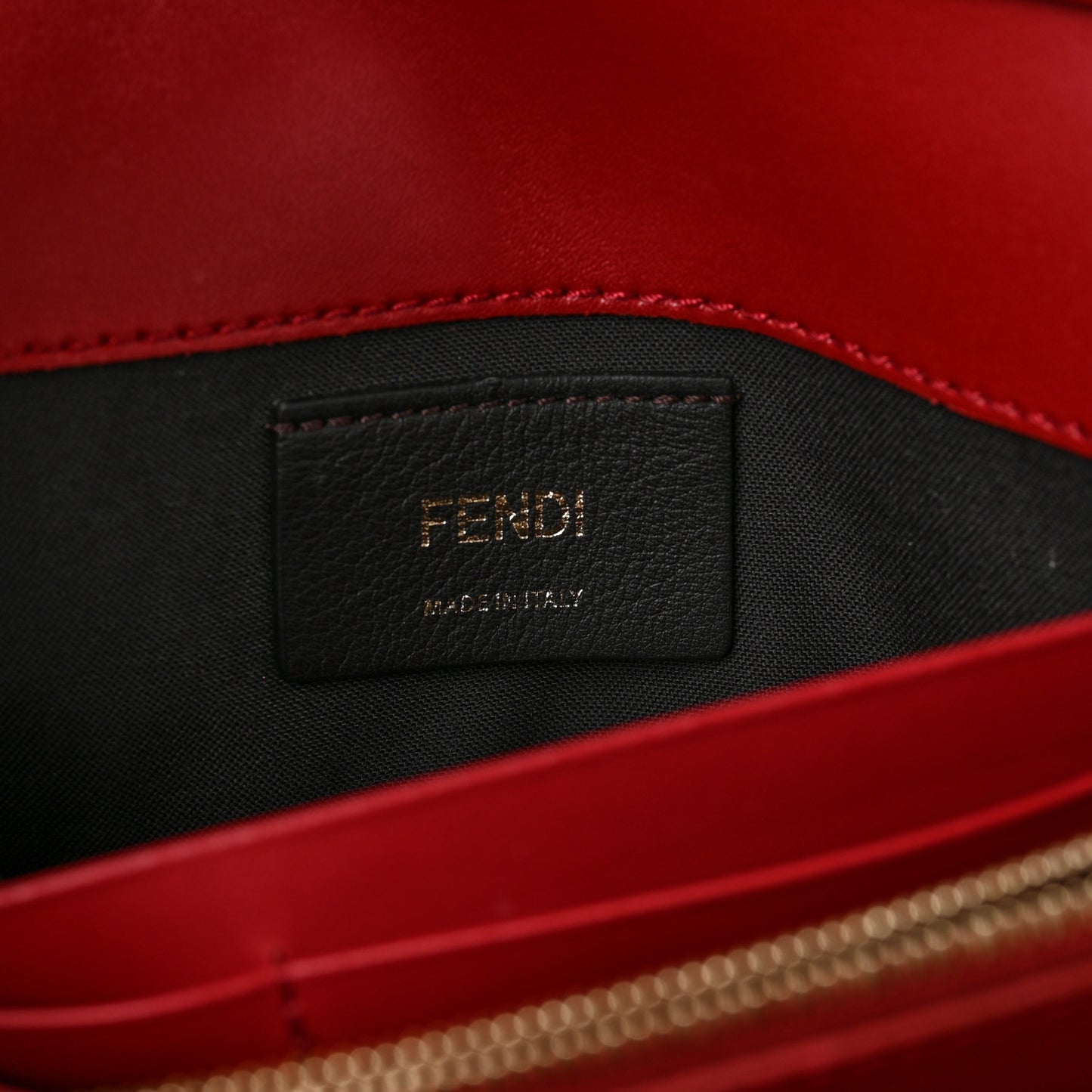 Vitello Liberty Lucido F is Fendi Wallet on Chain Fragola