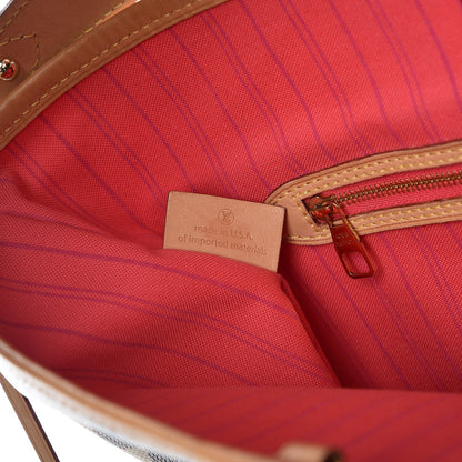 Louis Vuitton Damier Azur Delightful PM Pink 7 of 10
