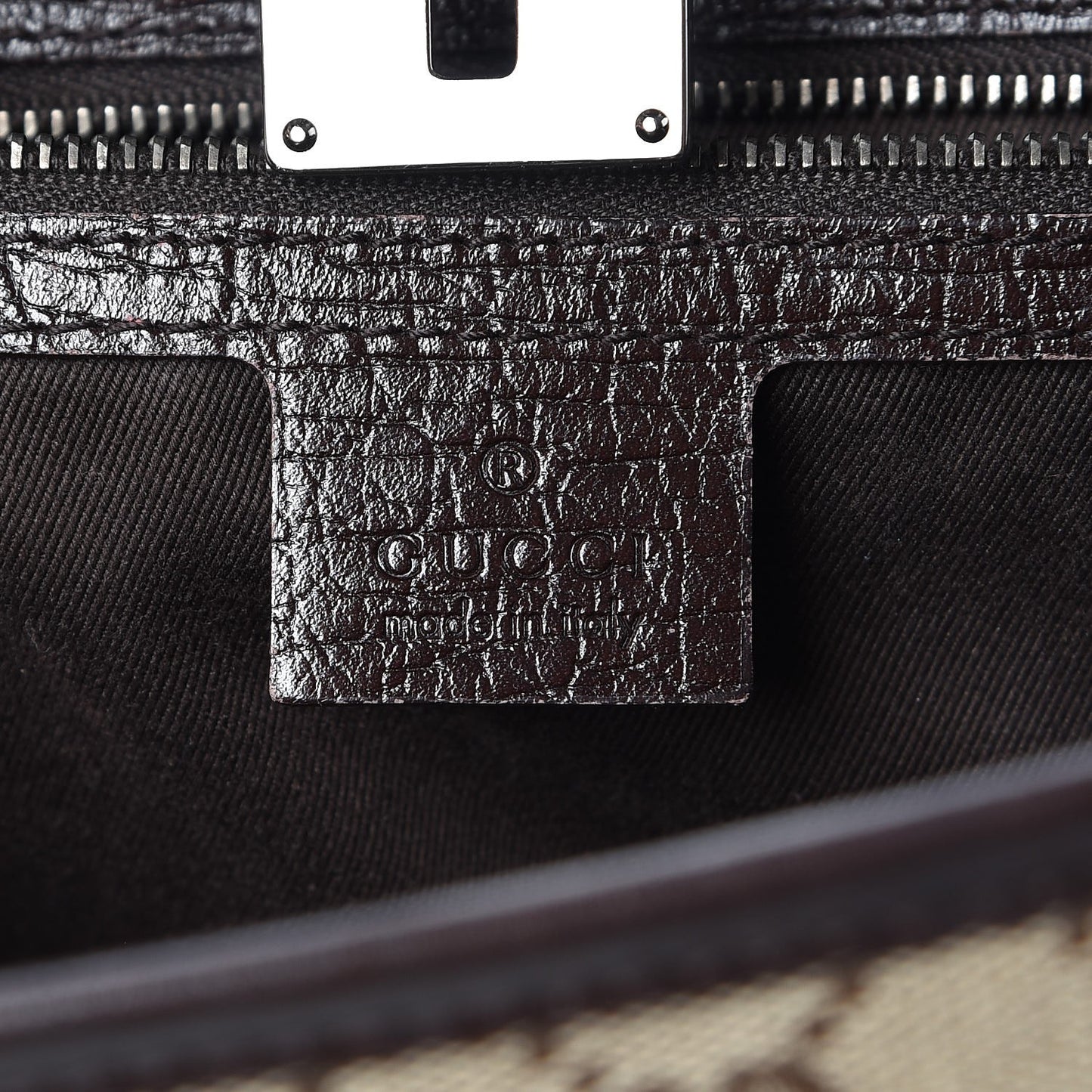Monogram Bamboo Bullet Handbag Brown