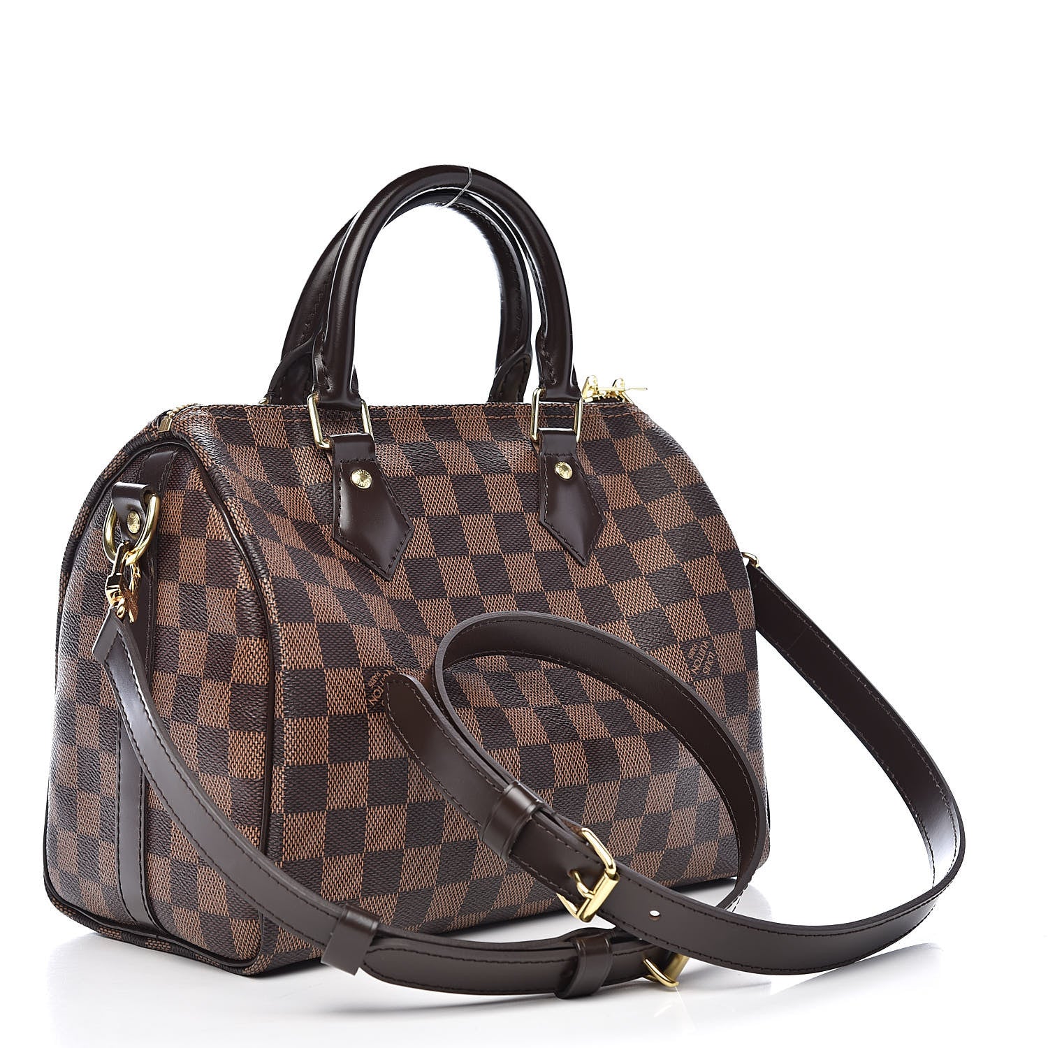 Louis Vuitton Damier Ebene Speedy Bandouliere 25 3 of 10