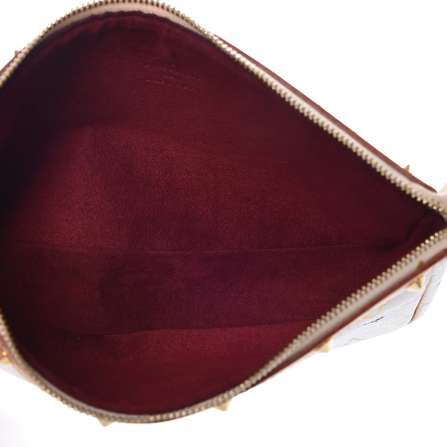 Monogram Multicolor Pochette Accessories White