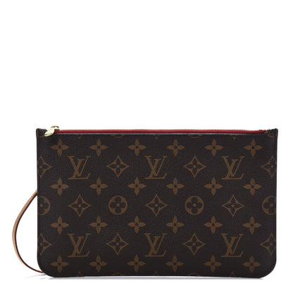 Louis Vuitton Monogram Neverfull MM GM Pochette Cherry 1 of 7