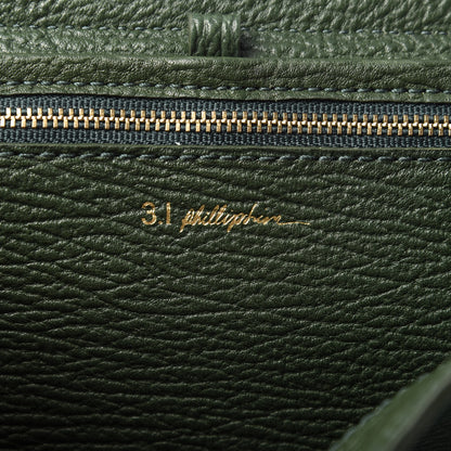 3.1 Phillip Lim 3.1 Shark Embossed Calfskin Pashli Messenger Jade 8 of 10