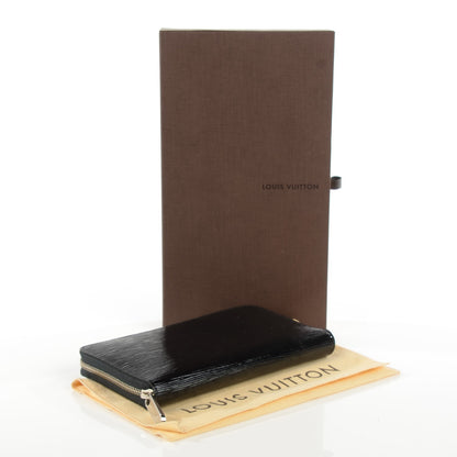 Louis Vuitton Epi Electric Zippy Organizer Wallet Black 4 of 7