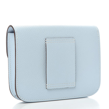 Hermes Epsom Constance Slim Wallet Bleu Brume 4 of 9