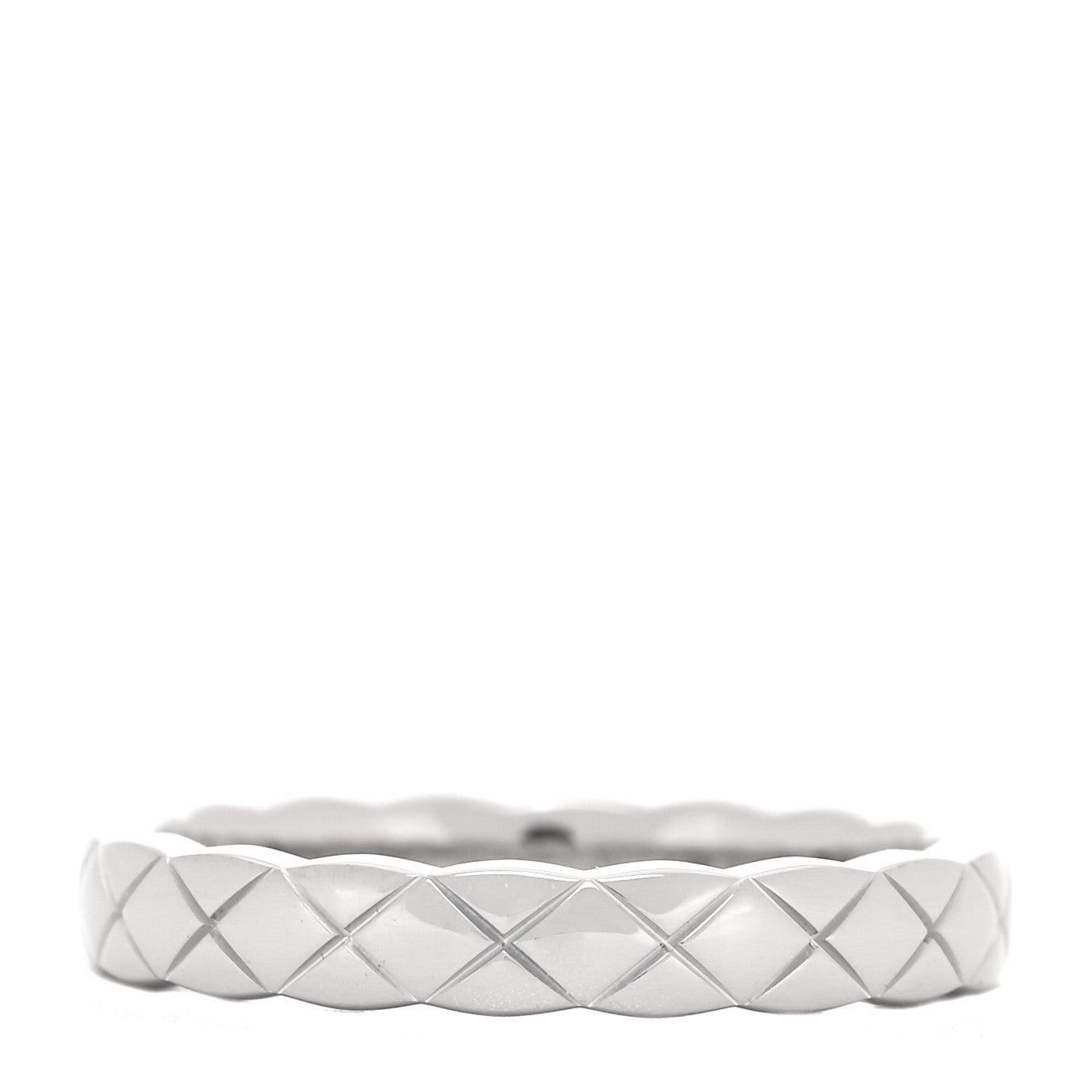 18K White Gold Mini Coco Crush Ring 51 5.75