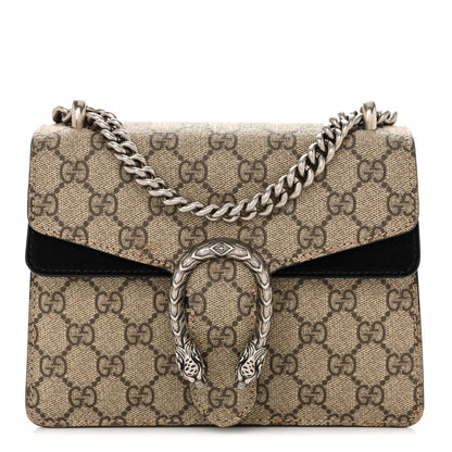 Gucci GG Supreme Monogram Mini Dionysus Shoulder Bag Black 1 of 11