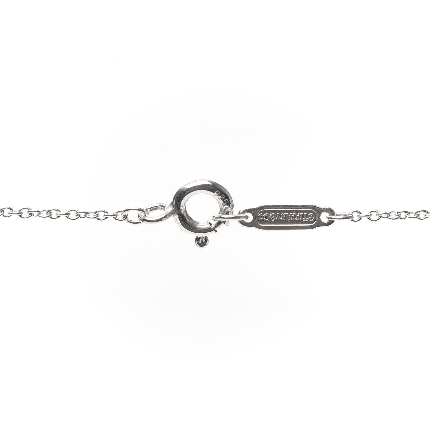 Tiffany Sterling Silver Medium Return to Tiffany Heart Pendant Necklace 4 of 5