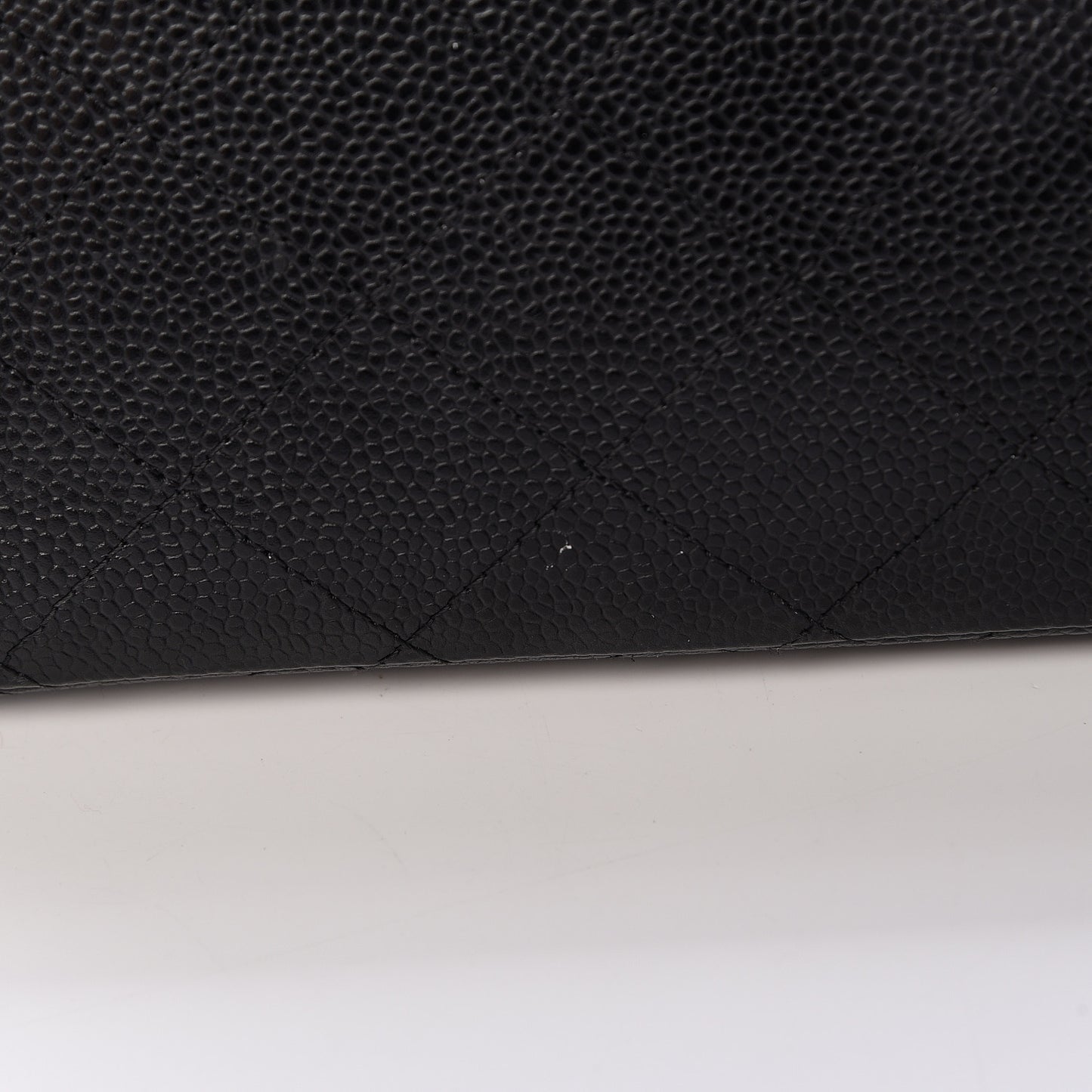 Caviar Quilted Maxi Double Flap Black