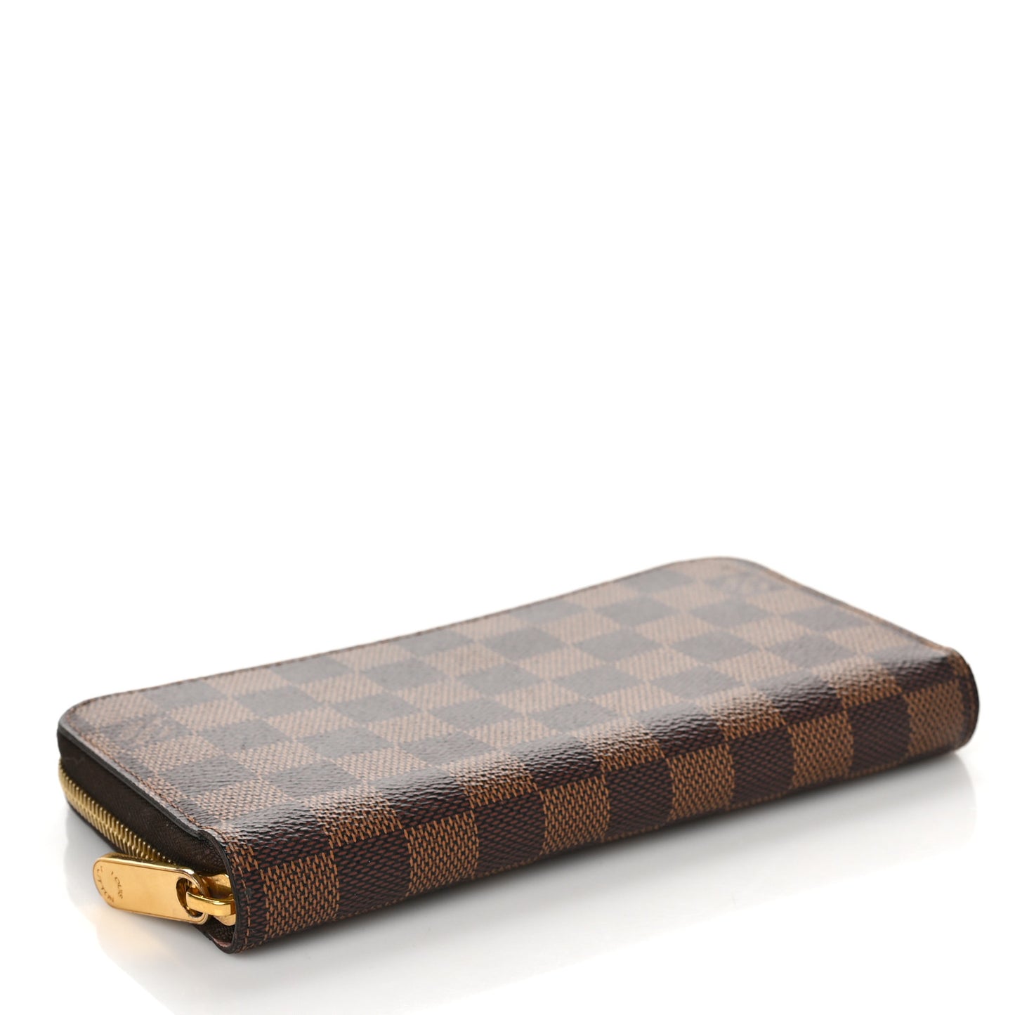 Damier Ebene Zippy Wallet Rose Ballerine