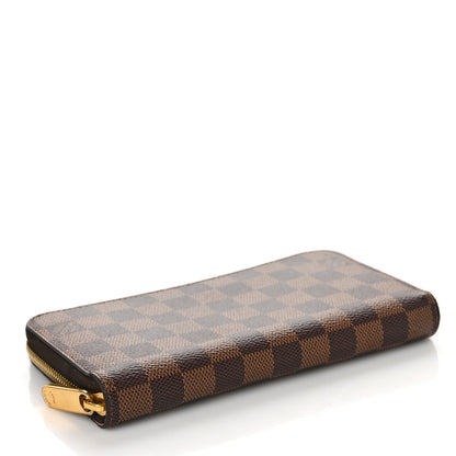 Louis Vuitton Damier Ebene Zippy Wallet Rose Ballerine 4 of 6