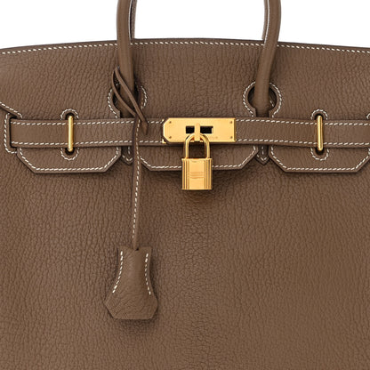 Hermes Chevre De Coromandel HAC Birkin 32 Etoupe 8 of 12