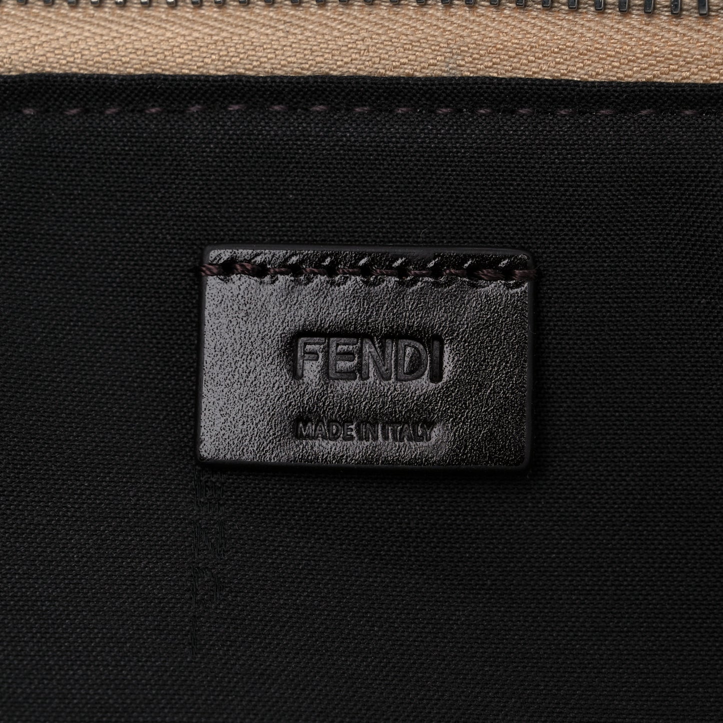 Sheepskin Baguette Bread Pouch Beige Panna