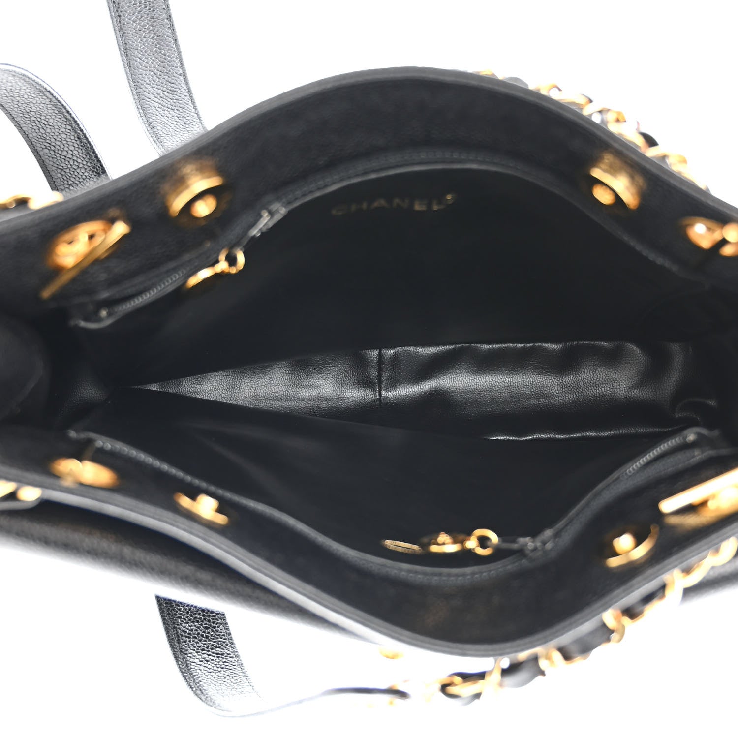 Chanel Caviar Flap Shoulder Bag Black 7 of 13