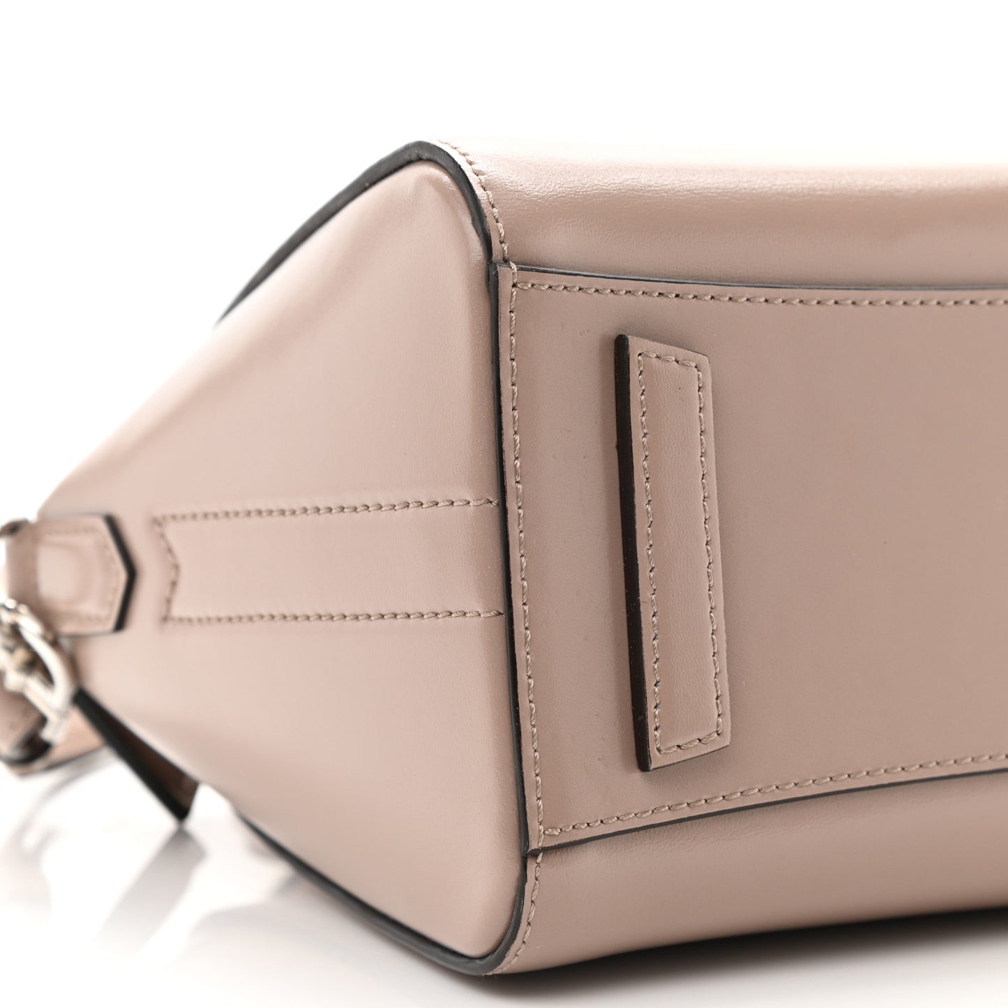 Shiny Lord Calfskin Mini Antigona Beige