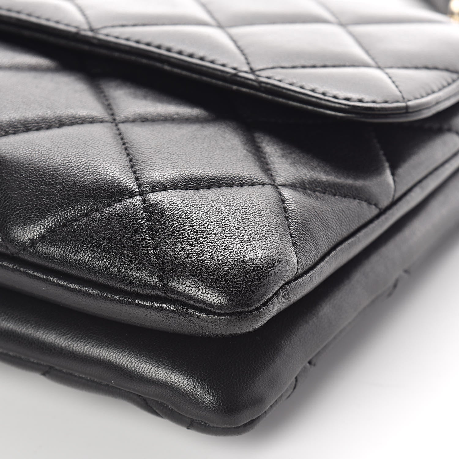 Chanel Lambskin Quilted Medium Trendy CC Flap Black 10 of 10