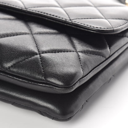 Chanel Lambskin Quilted Medium Trendy CC Flap Black 10 of 10