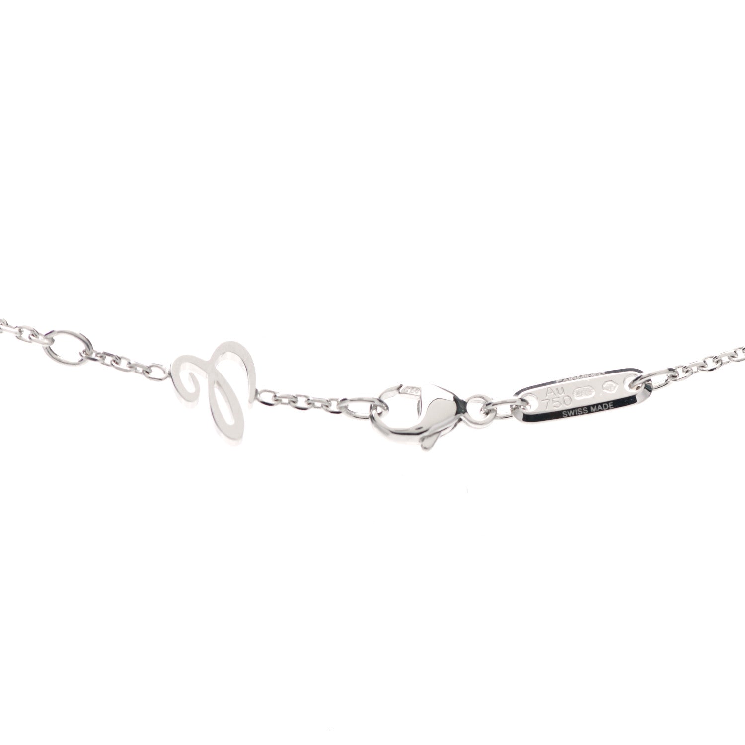 Chopard 18K White Gold Diamond Ice Cube Pure Necklace 4 of 5