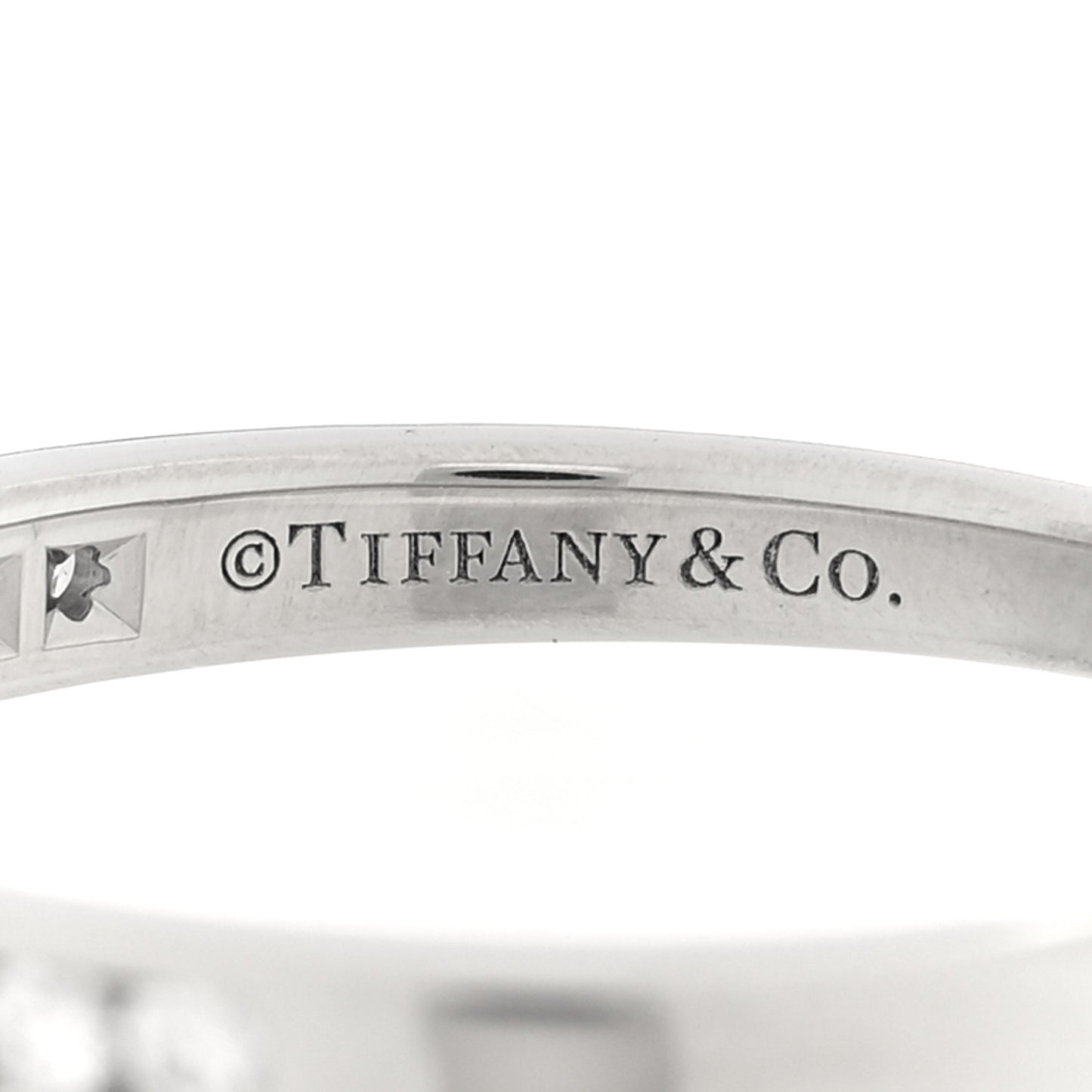 Platinum Diamond 2.5mm Half Circle Wedding Band Ring 50 5.5