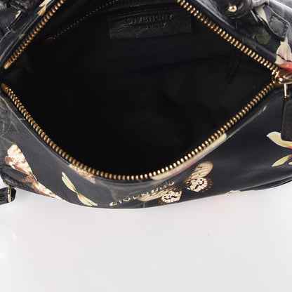 Givenchy Lambskin Magnolia and Moth Print Mini Pandora Black 7 of 7