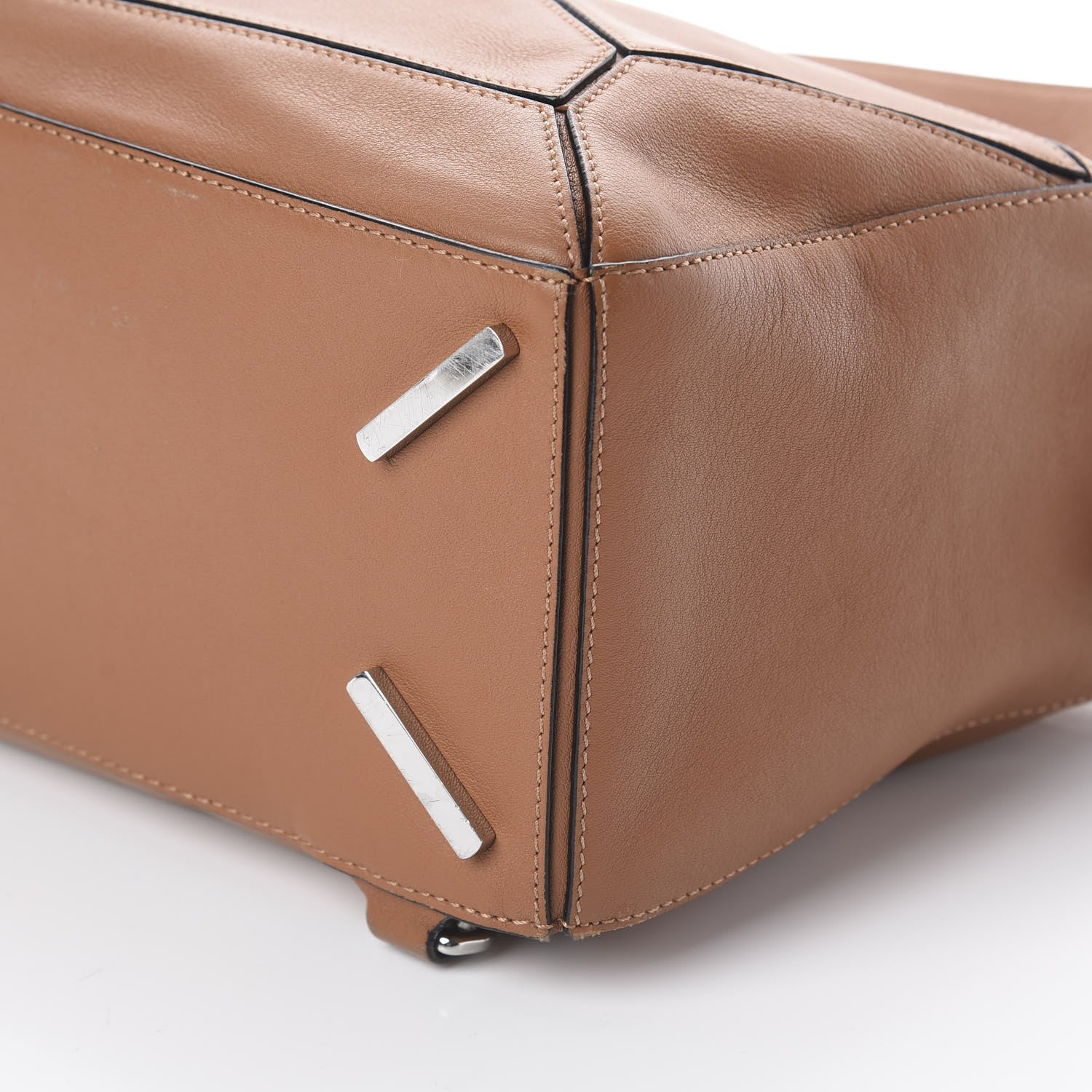 Loewe Calfskin Medium Puzzle Bag Tan 6 of 8