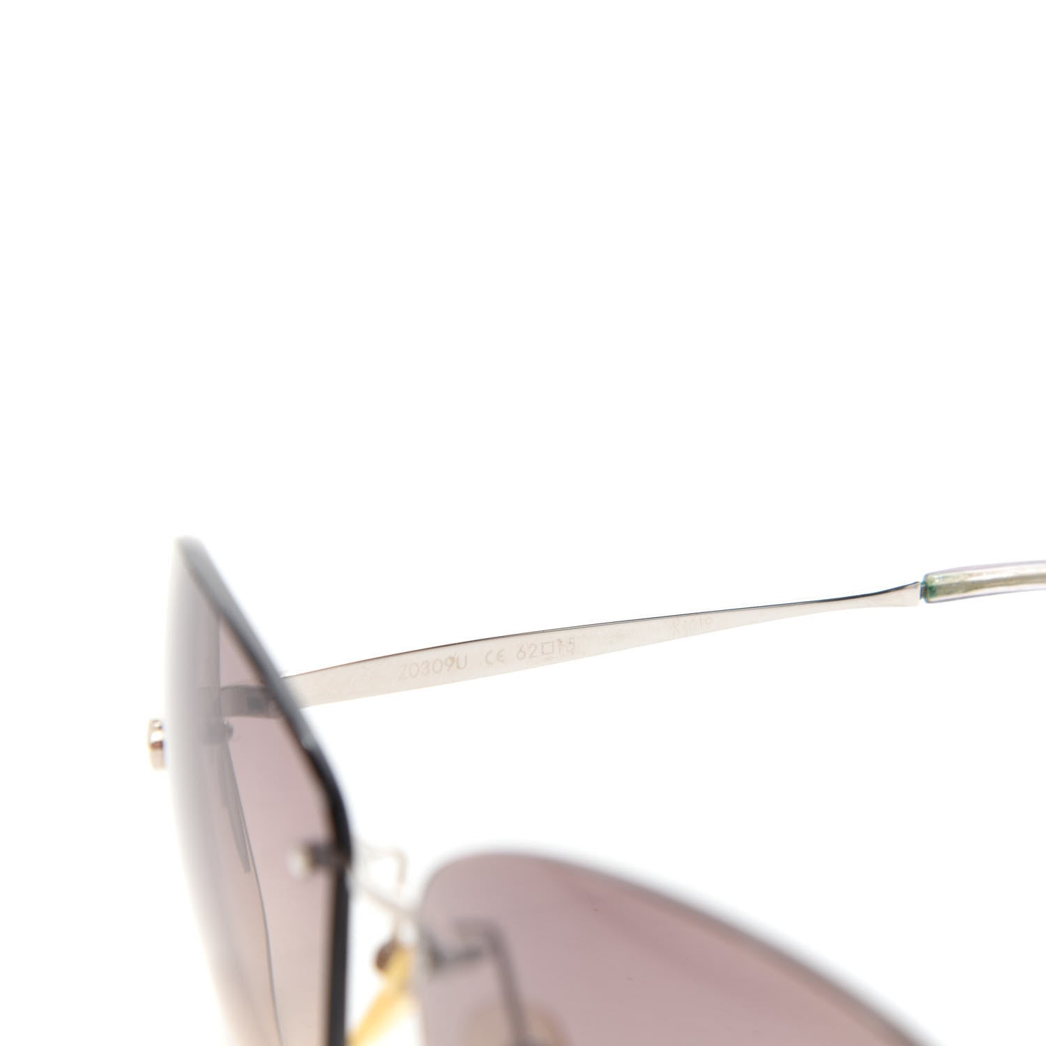 Louis Vuitton Lilly Glitter Sunglasses Z0309U Silver 6 of 7