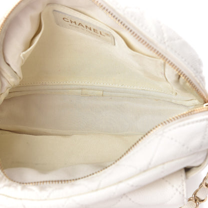 Chanel Caviar Quilted CC Day Camera Case White 5 of 10