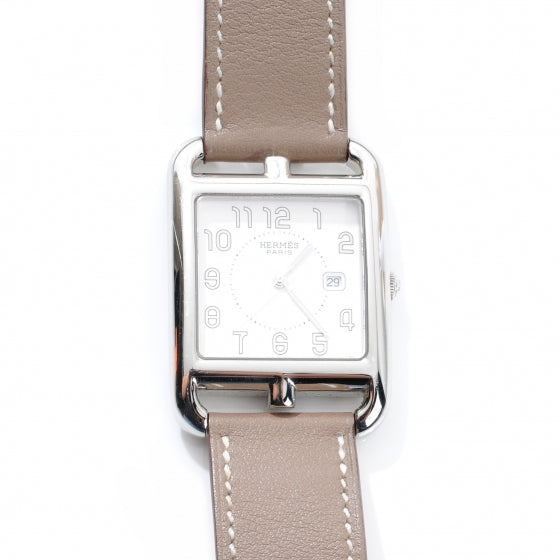 Stainless Steel Swift 29mm Cape Cod Double Tour Quartz Watch Etoupe