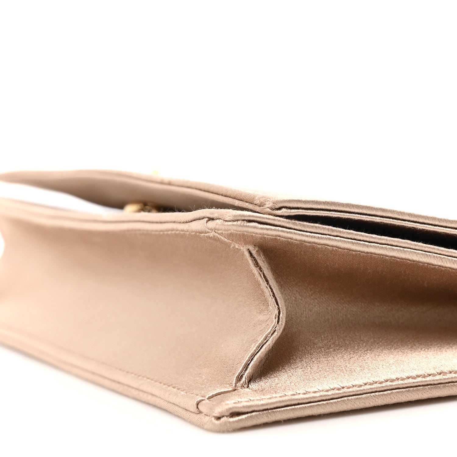 Prada Satin Triangle Mini Shoulder Bag Cameo 9 of 9