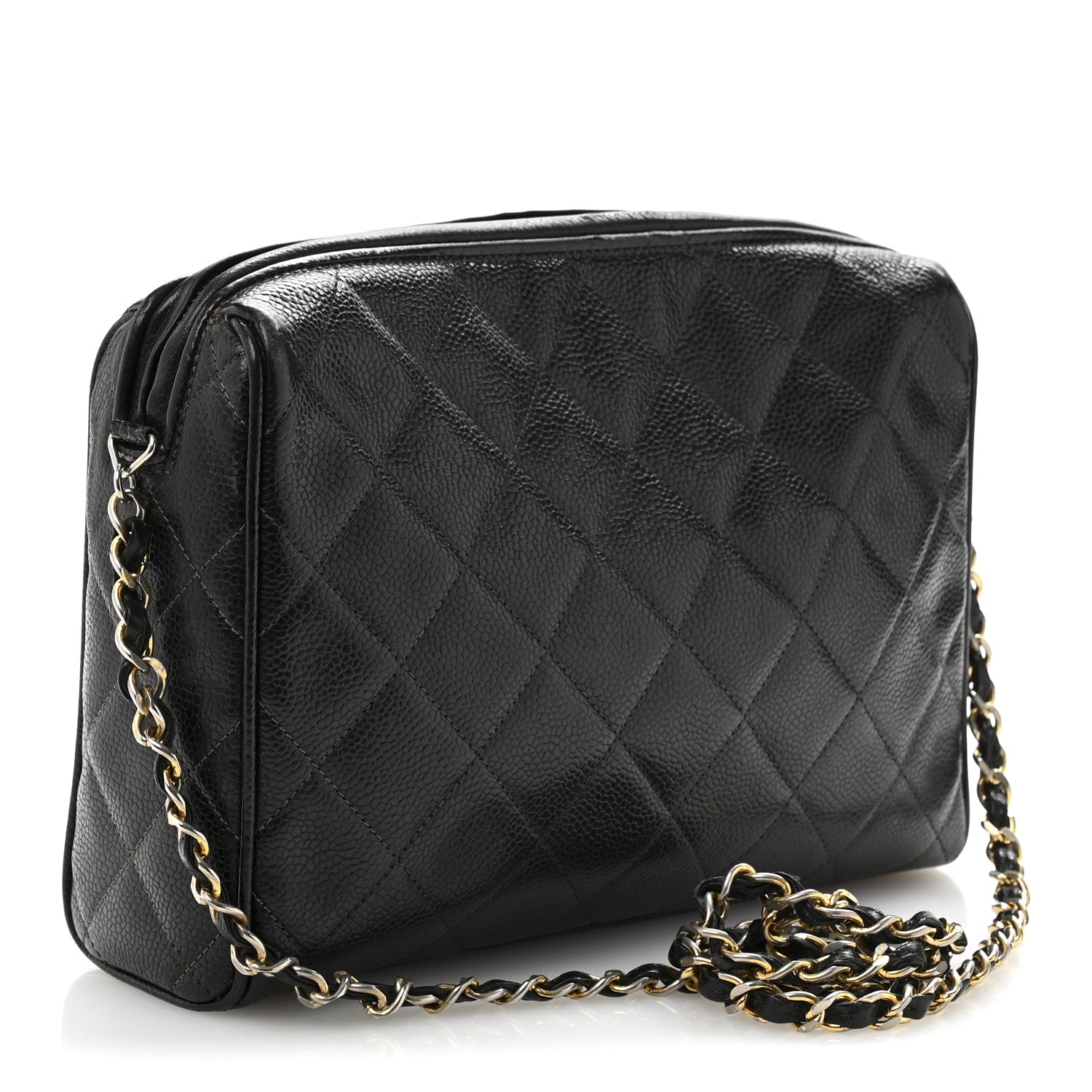 Chanel Caviar Quilted Camera Case Black 3 of 14