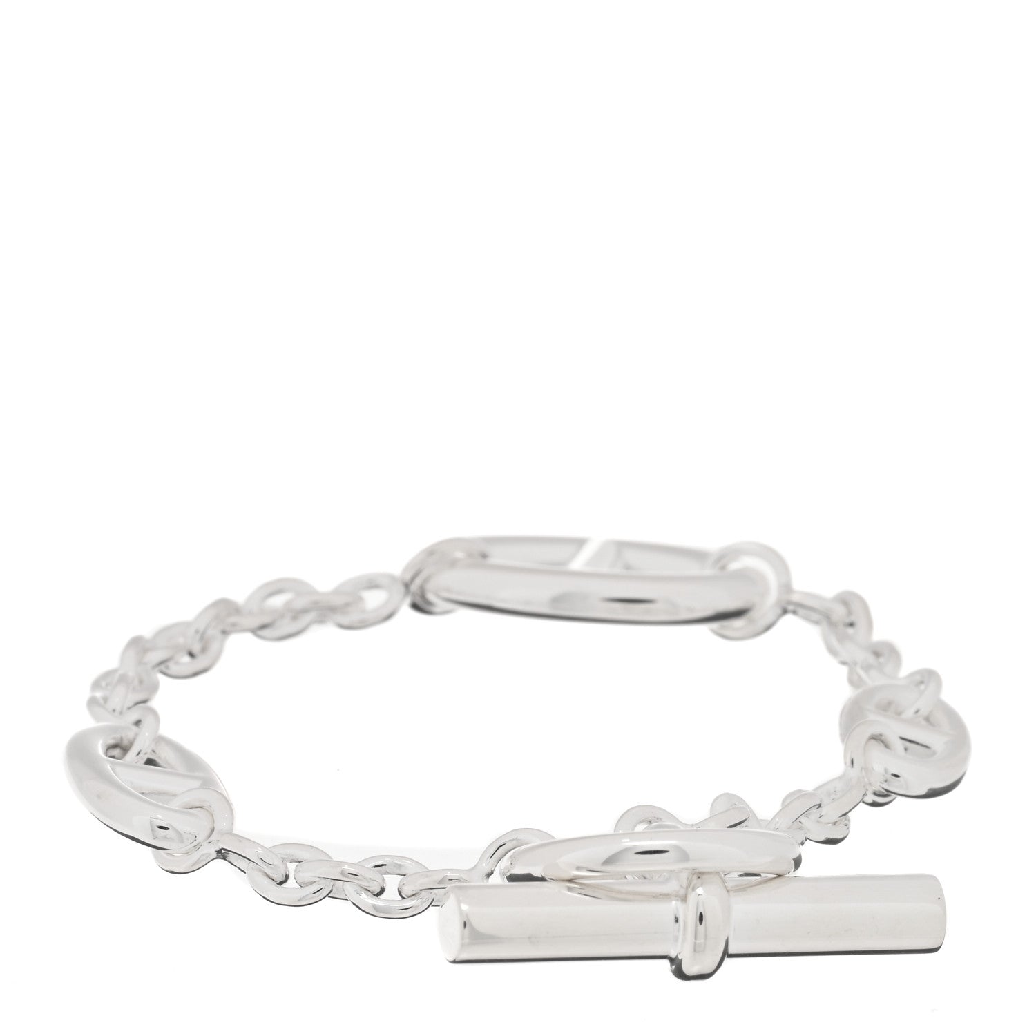 Hermes Sterling Silver Farandole Bracelet ST 2 of 4