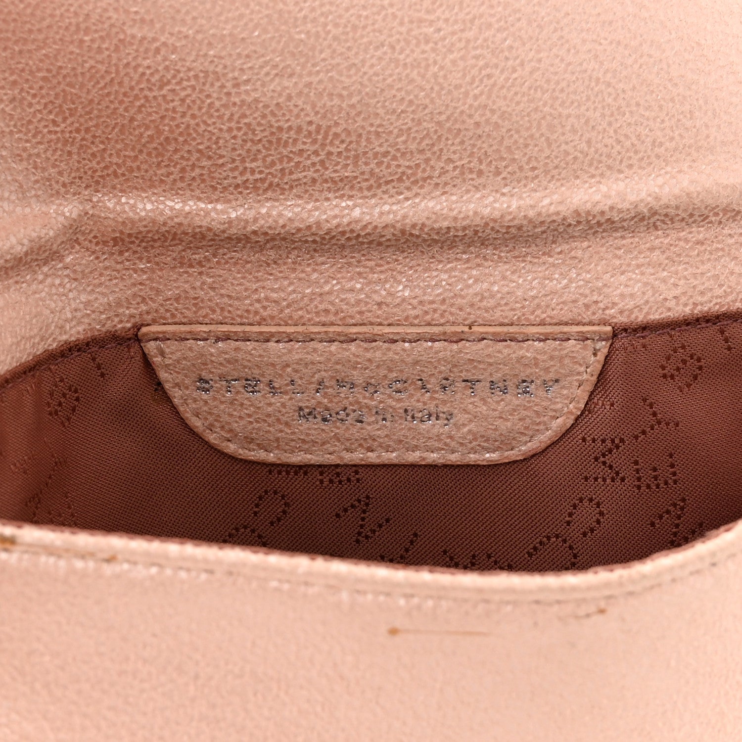 Stella McCartney Shaggy Deer Mini Falabella Crossbody Bag Powder 6 of 12