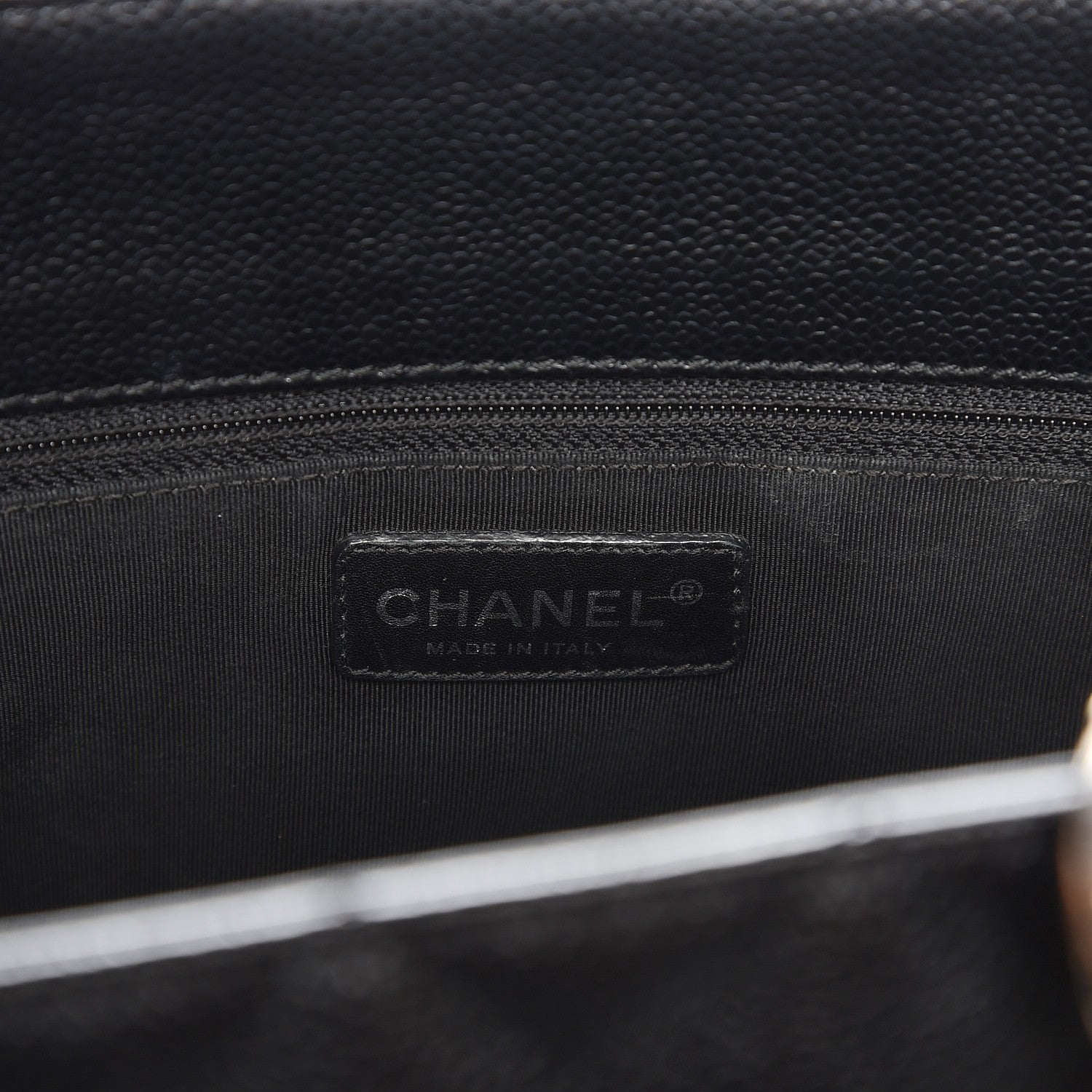 Chanel Caviar Quilted Grand Shopping Tote GST Black 6 of 8