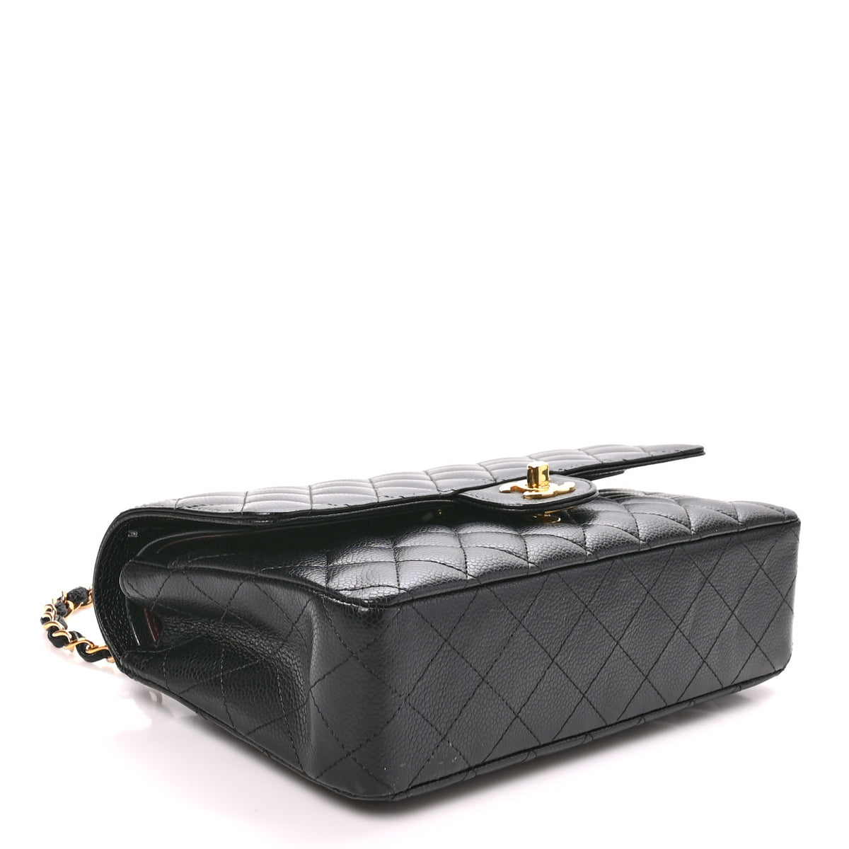 Chanel Caviar Quilted Medium Double Flap Black 4 of 10