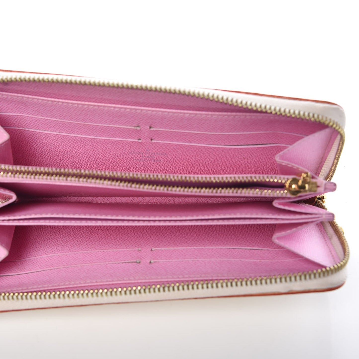 Monogram Multicolor Zippy Wallet White Litchi