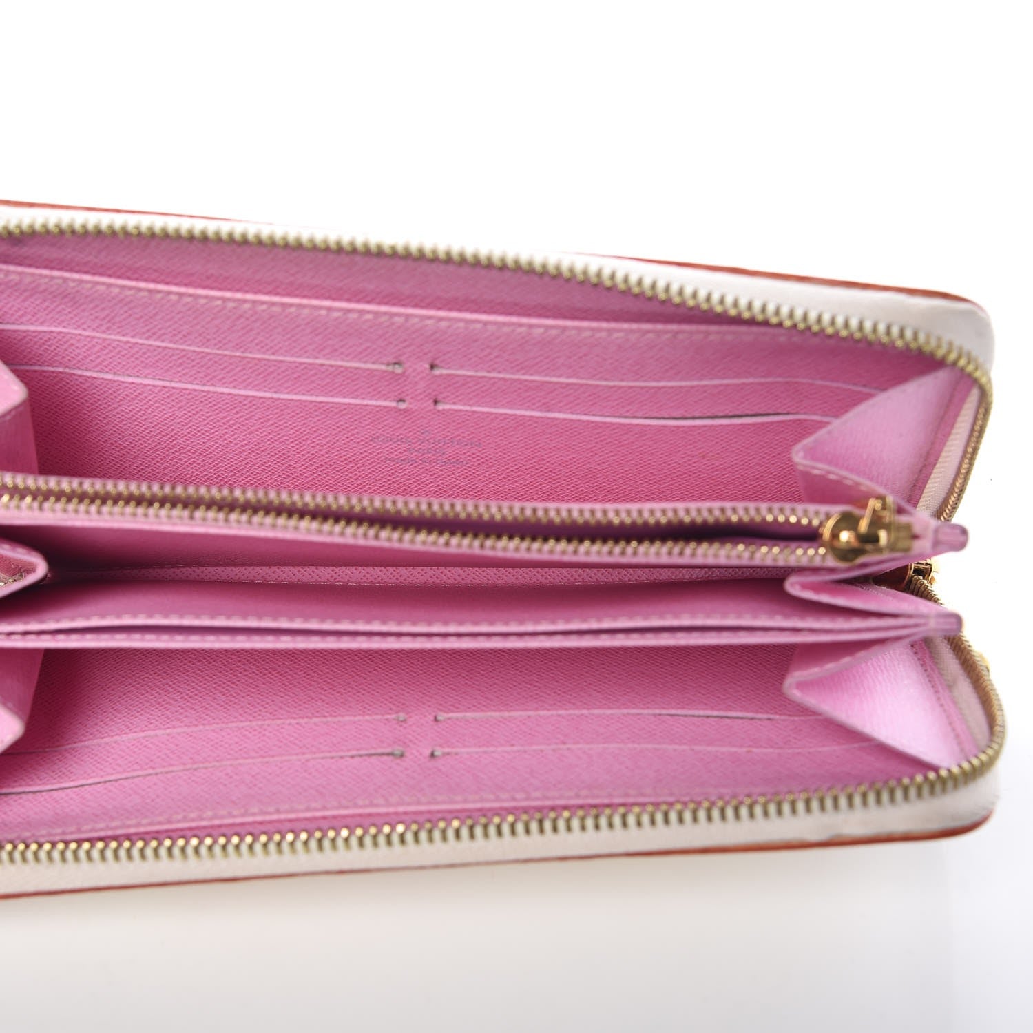 Louis Vuitton Monogram Multicolor Zippy Wallet White Litchi 5 of 8