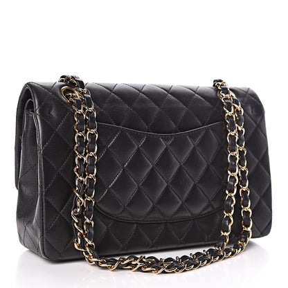 Chanel Lambskin Quilted Medium Double Flap Black 3 of 11