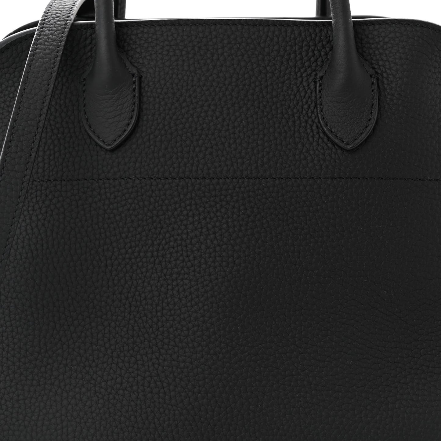 Matte Grained Calfskin Soft Margaux 12 Black