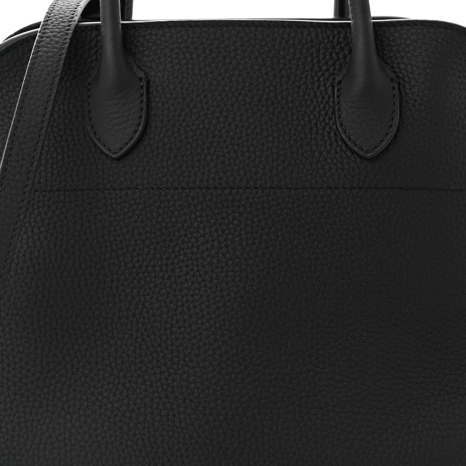 The Row Matte Grained Calfskin Soft Margaux 12 Black 7 of 10