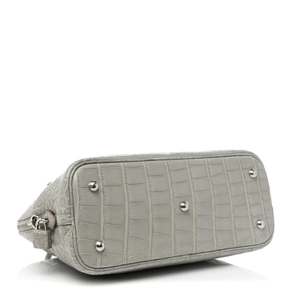 Hermes Matte Alligator 1923 Bolide 30 Gris Perle 4 of 7