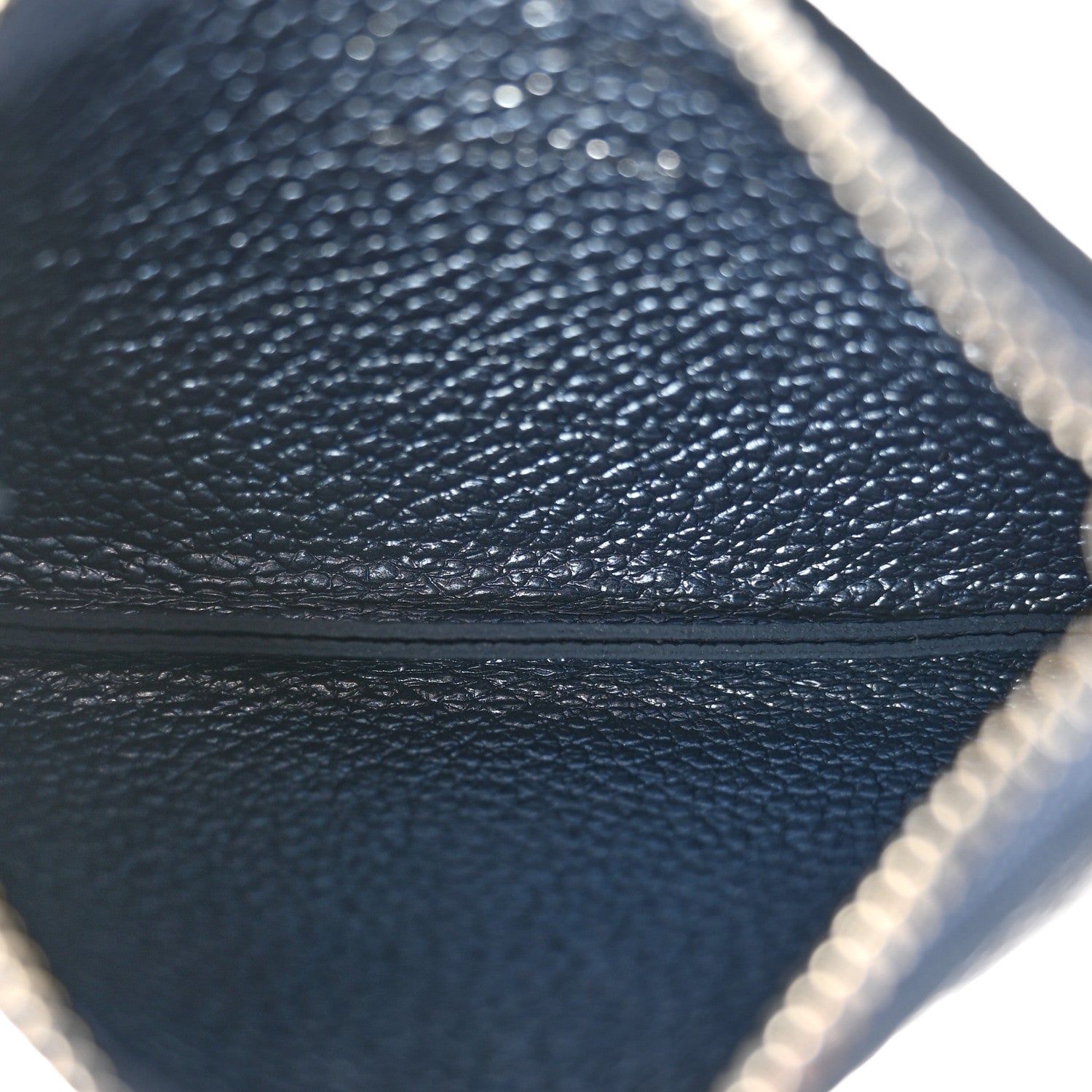 Louis Vuitton Metallic Empreinte Monogram Giant Key Pouch Navy Nacre 6 of 8