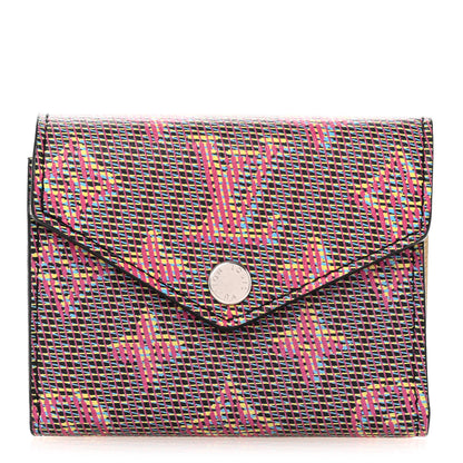 Louis Vuitton Monogram LV Pop Zoe Wallet Blue 1 of 11