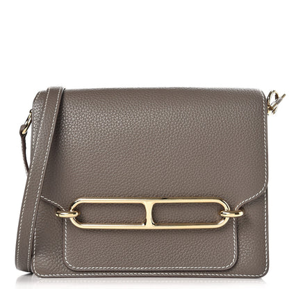 Hermes Taurillon Clemence Sac Roulis 23 Etoupe 1 of 8