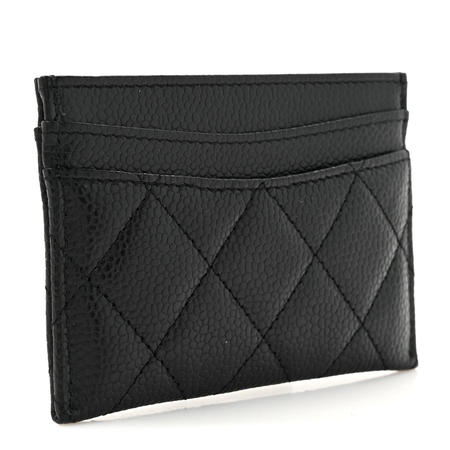Chanel Caviar Quilted Card Holder Black 3 of 9