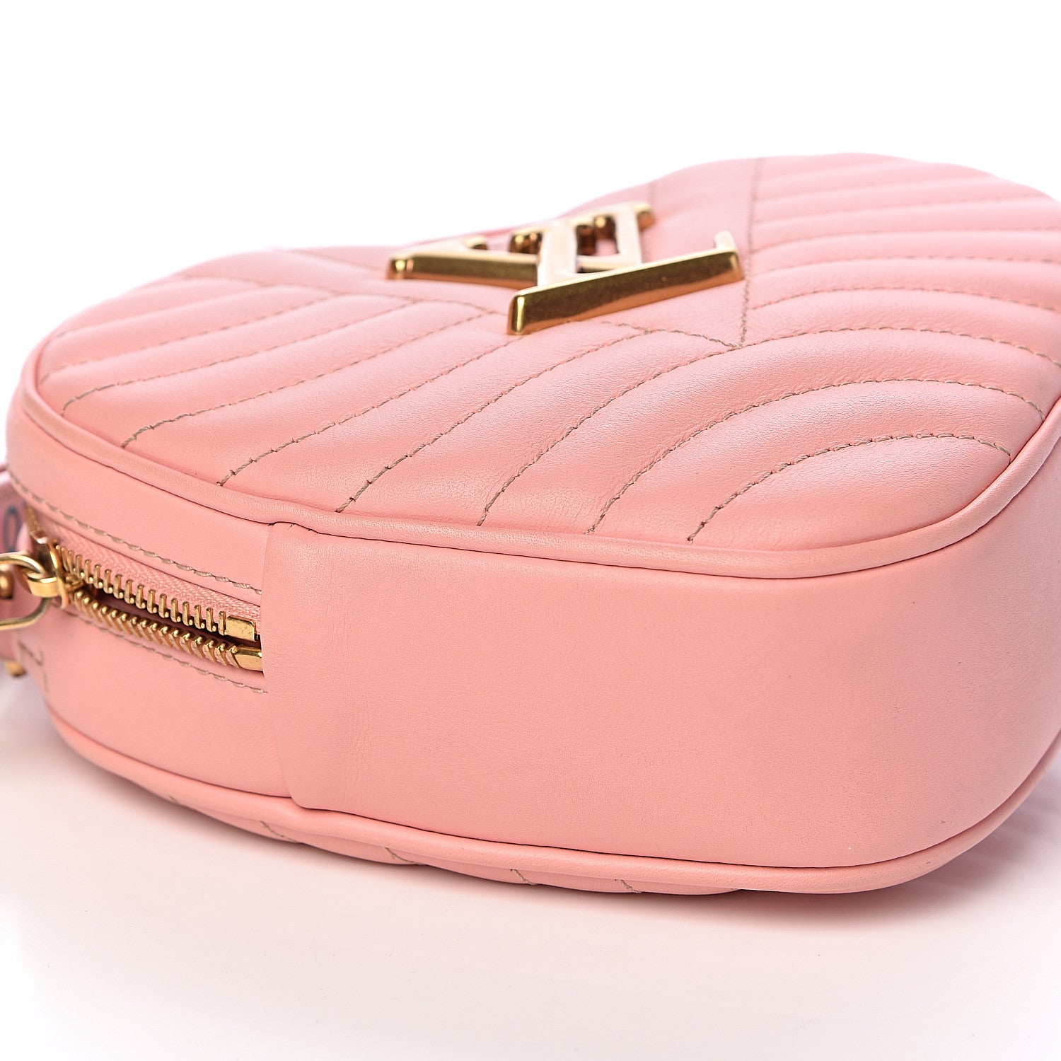 Louis Vuitton Calfskin New Wave Heart Bag Rose Pomettes 8 of 11
